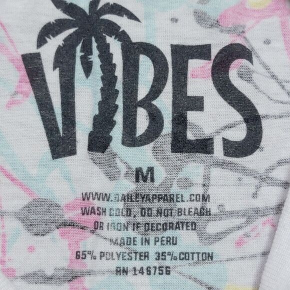 Vibes SS Paint Splatter Tee "Stay Trippy" - Size Medium - Picture 4 of 4